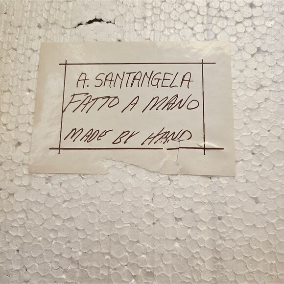 NIB Plate “Prophetic Madonna” Alberto Santangela Ivory Alabaster 1981 - Picture 5 of 8